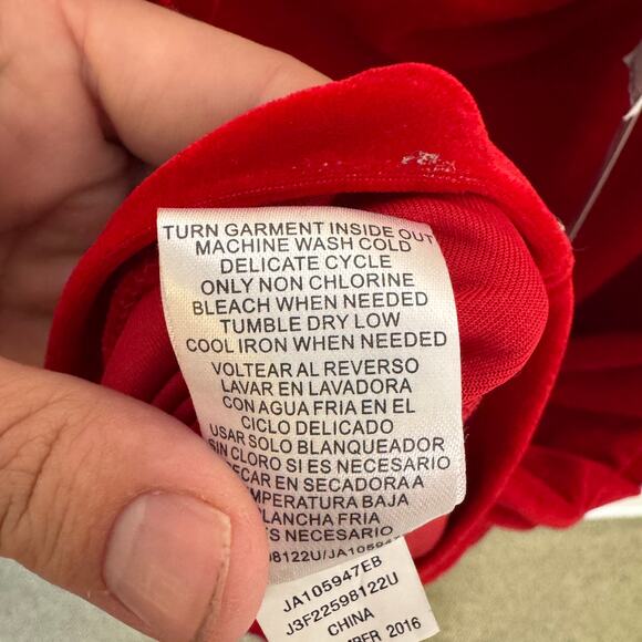 Joseph A Plus Velvet Long Pockets Long Sleeve Top US Women's 1X Plus - Picture 6 of 7